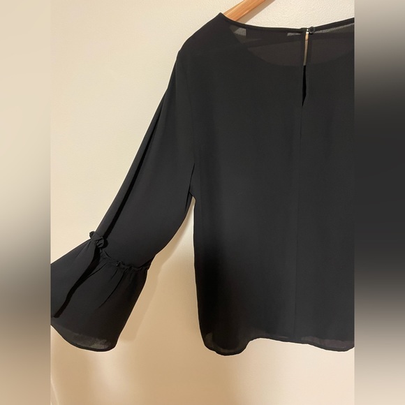 LOFT size M Black Blouse - Picture 2 of 6